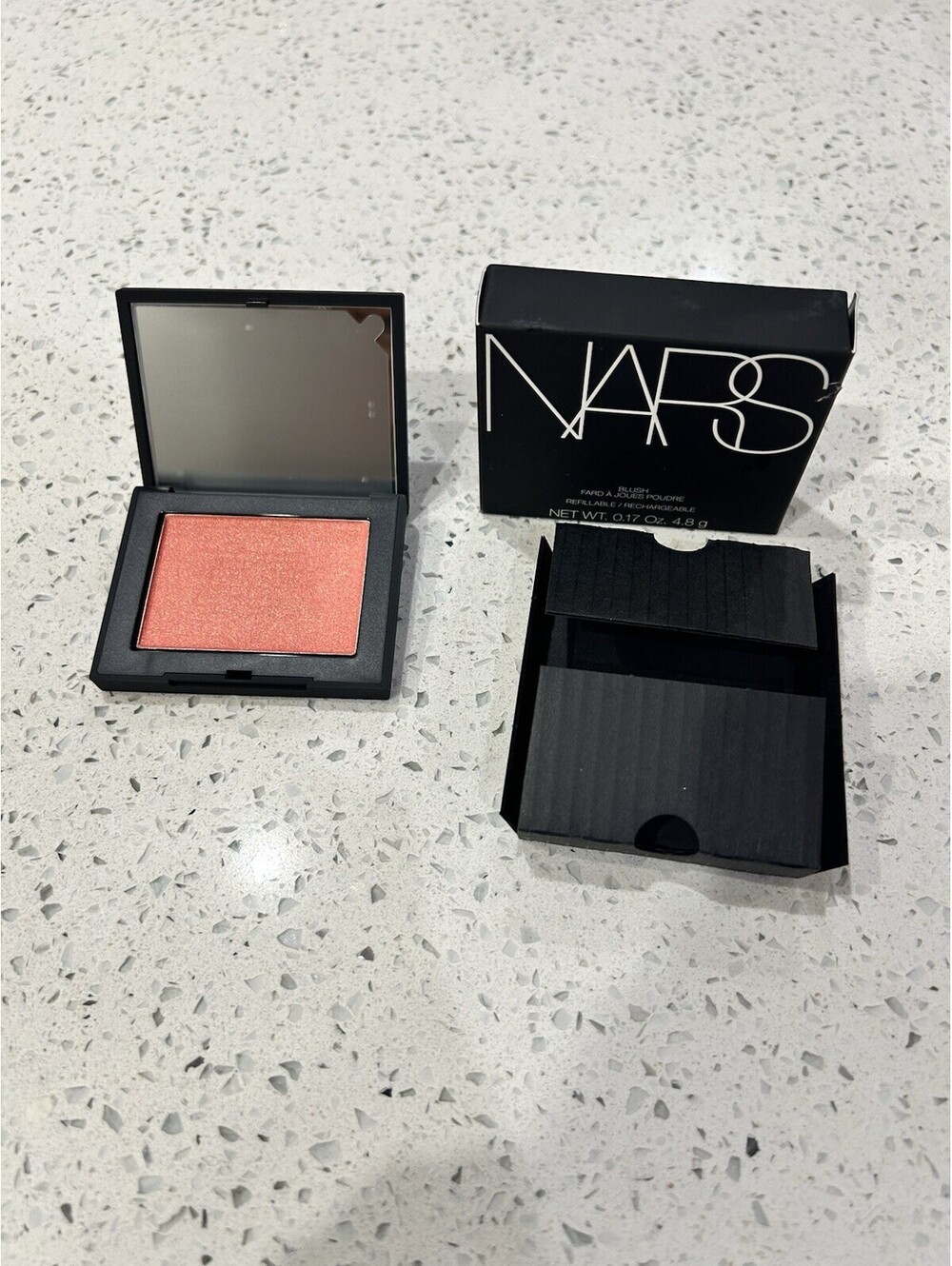 NARS Blush Orgasm X  0.17 oz 4.8 g Refillable Powder Blush New In Box.